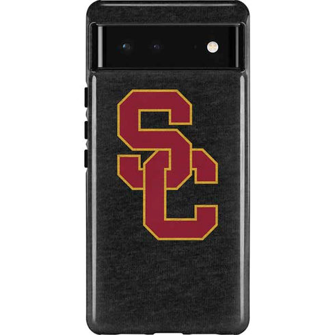 University of Southern California USC Grey Logo Pixel Cases
